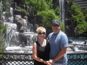 Me and Chris in front of The Mirage